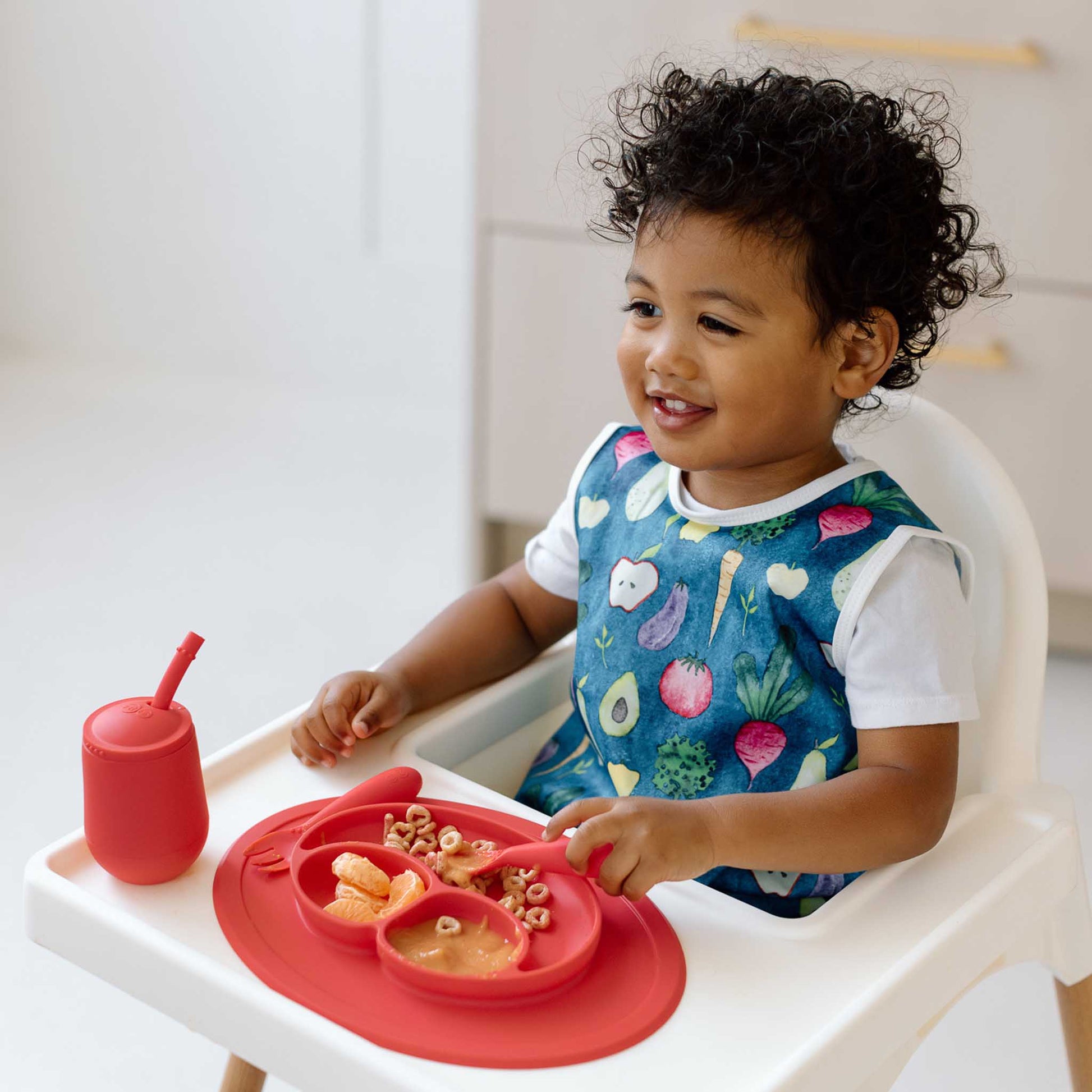 ezpz Mini Utensils | Toddler Spoon & Fork for Self-Feeding | Canada Utensils Hip Mommies