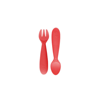 ezpz Mini Utensils | Toddler Spoon & Fork for Self-Feeding | Canada Utensils Hip Mommies