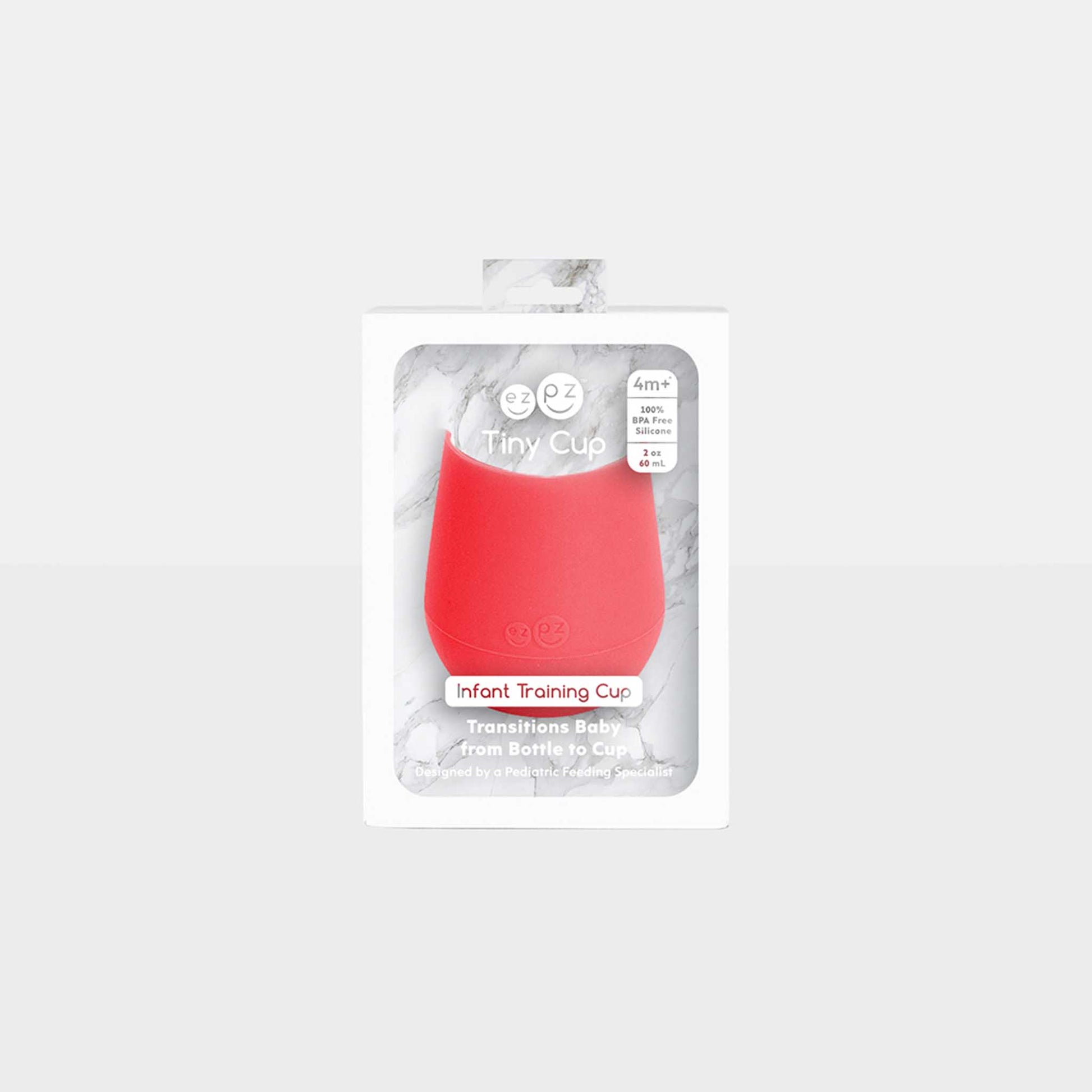 ezpz Tiny Cup | Baby-led, Soft Silicone | Infant Open Cup | Canada Feeding Hip Mommies