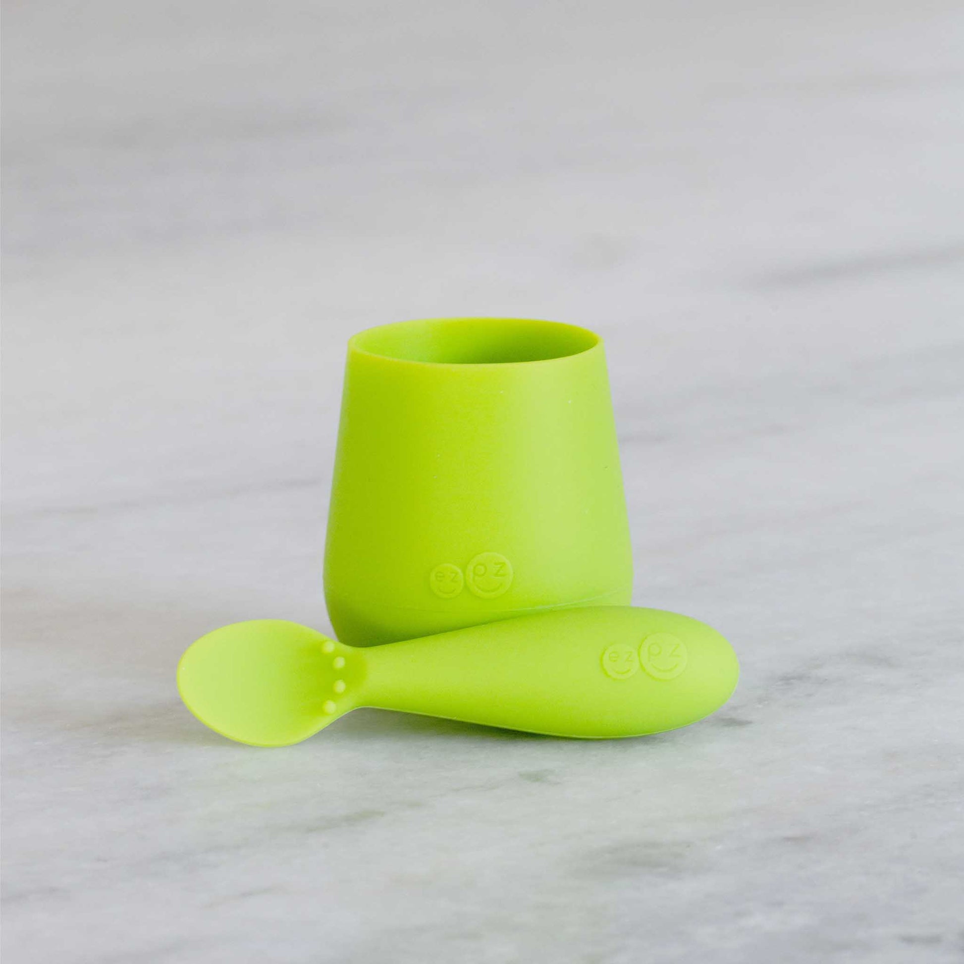 ezpz Tiny Cup | Baby-led, Soft Silicone | Infant Open Cup | Canada Feeding Hip Mommies