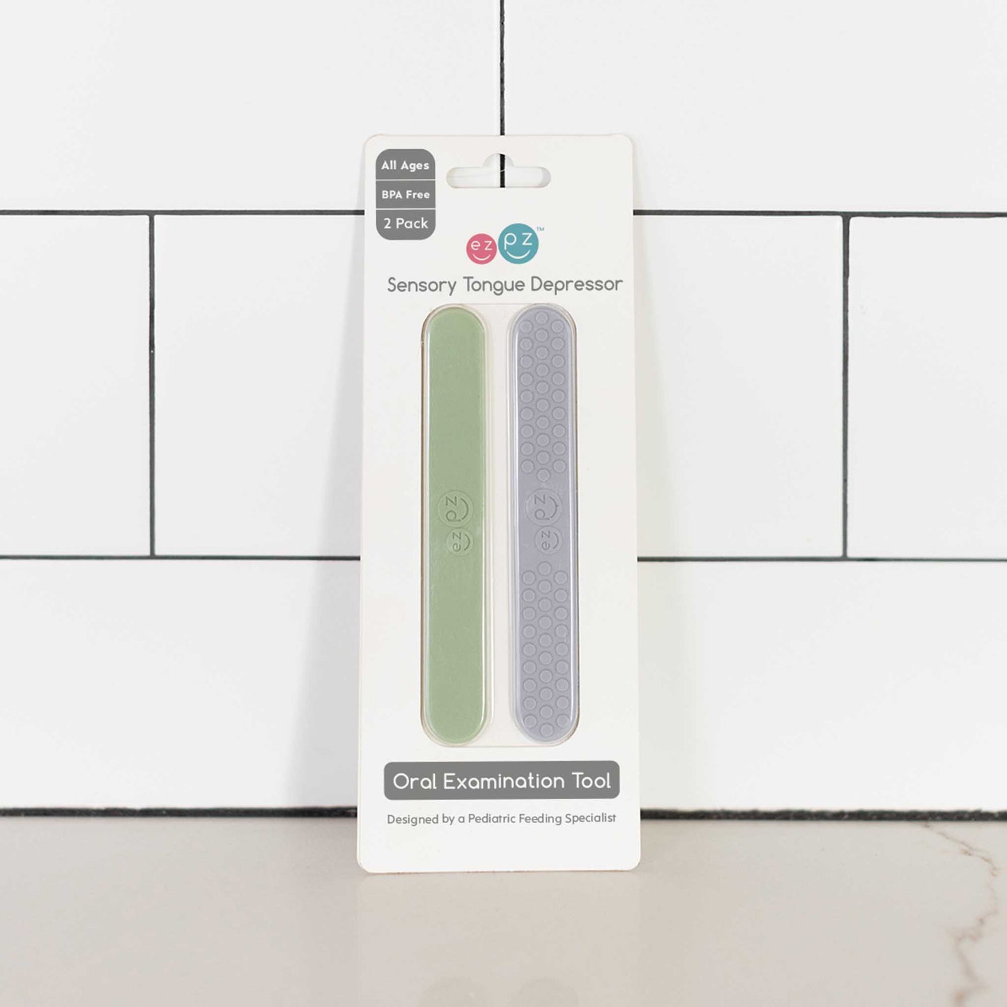 ezpz Sensory Tongue Depressor (2-Pack) | Baby Oral Care | Canada Oral Care Hip Mommies