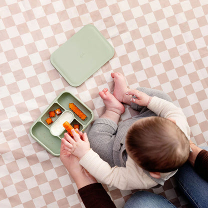 ezpz Baby-Led Weaning Travel Box | Feeding & Storage for Babies Feeding Hip Mommies