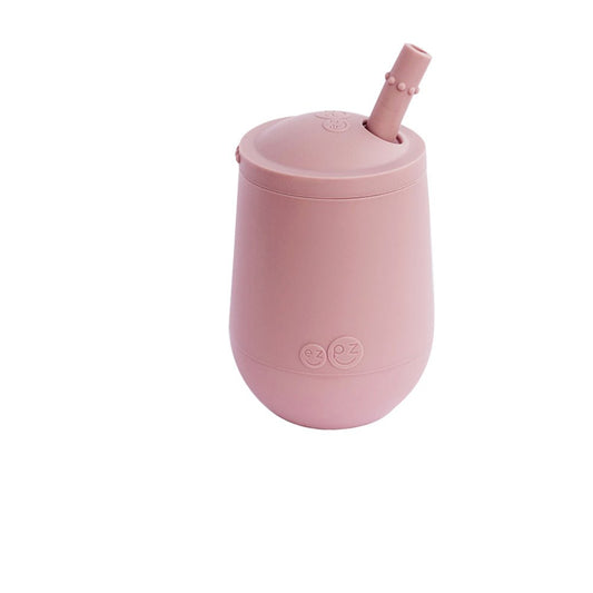 ezpz Mini Cup + Straw Training System in Blush Hip Mommies