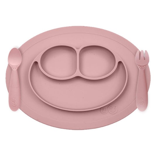 ezpz Mini Feeding Set in Blush Hip Mommies