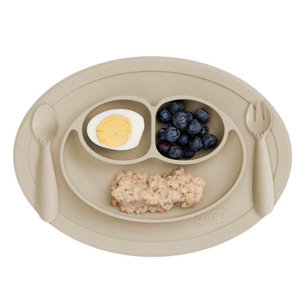 ezpz Mini Feeding Set in Oat Hip Mommies