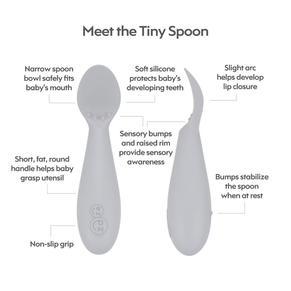 ezpz Tiny Spoon 2-pack Oat Hip Mommies