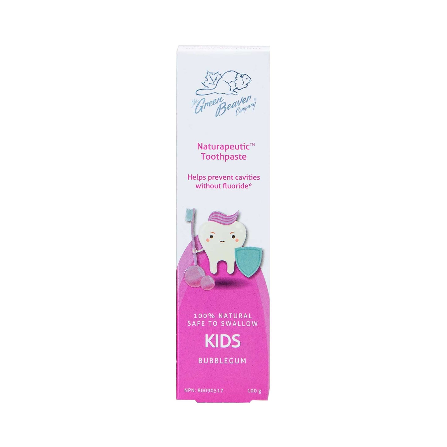 Green Beaver Naturapeutic Fluoride-Free Kids Toothpaste 100g