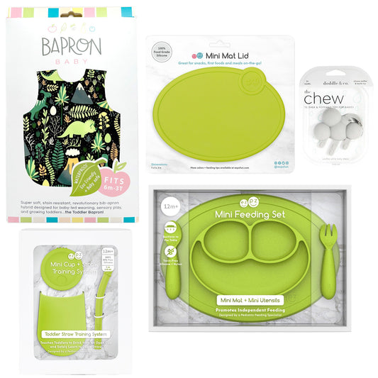 Gift Bundle First Birthday : "Everything in the Mouth " for One Year Old  Boy Hip Mommies