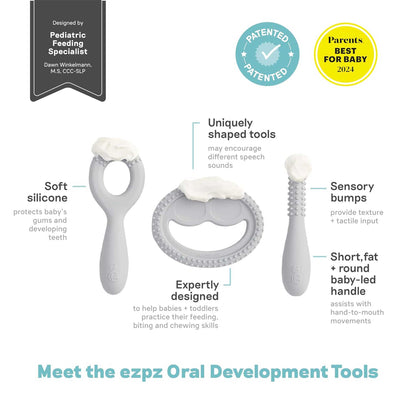 ezpz Oral Development Tools| Pre-Feeding Skills, Baby-Led  | Canada Pacifiers and Teethers Hip Mommies