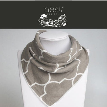 CLEARANCE Canada | Nest Designs Bamboo Baby Bandana Bib in Beige Bibs Hip Mommies