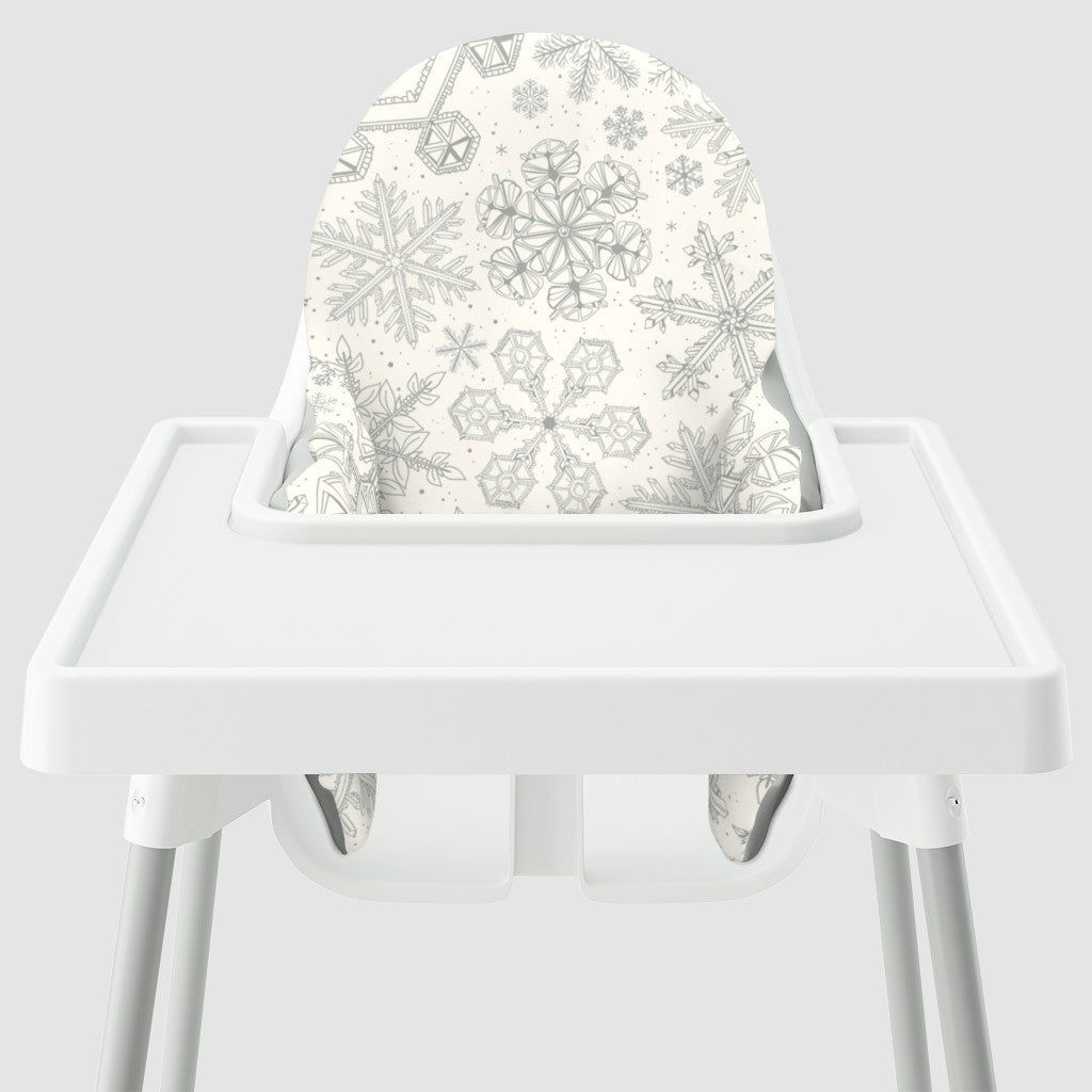 CLEARANCE Canada | Yeah Baby Goods High Chair Cover Holiday Snowflakes Highchair Accessory Hip Mommies