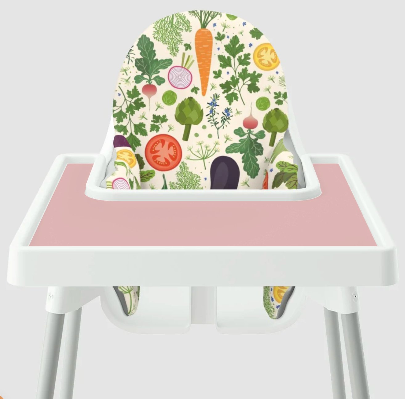 CLEARANCE Canada | Yeah Baby Goods High Chair Cover - Vegetable Garden Highchair Accessory Hip Mommies